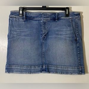 LOFT Mini Denim Skirt Size 8